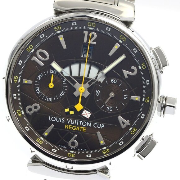 LOUISVUITTON Tambour LouisVuitton Cup Regatta Q1021 Automatic Men's Watch_888352 - Picture 1 of 7